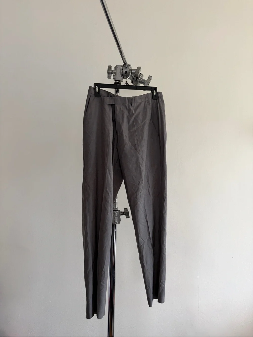 Hugo Boss Men's Charcoal Dress Trousers